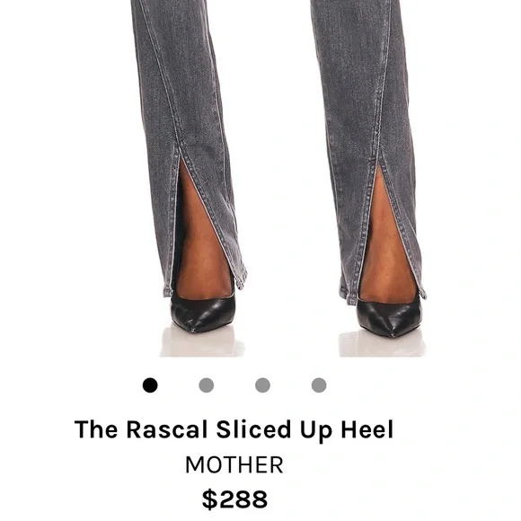MOTHER Denim⚡️ Rascal Sliced up Heel Jeans | NWT | Size 30 | High Waisted - Picture 7 of 16
